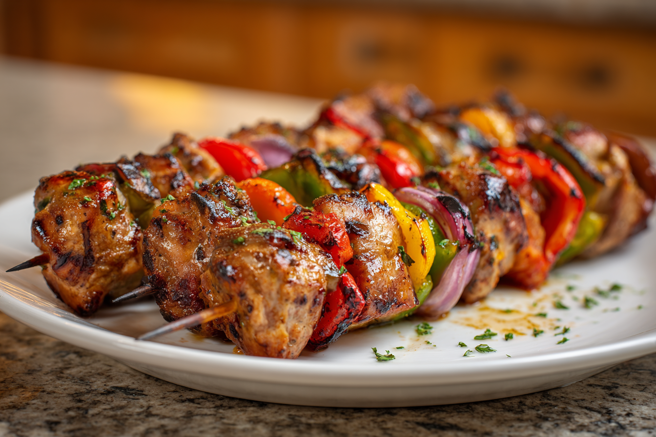 Sizzling Skewers: The Ultimate Grilled Beef & Veggie Kabobs