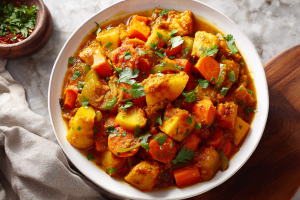 Slow-Simmered Moroccan Vegetable Tagine