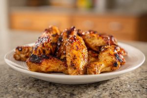 Smoky, Crispy Grilled Chicken Wings