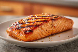 Smoky Grilled Salmon Fillet