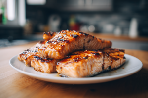 Smoky & Sizzling Grilled Salmon with Lemon-Herb Marinade