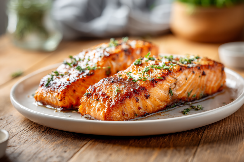 Smoky & Sizzling: My Go-To Grilled Salmon with Lemon-Herb Marinade