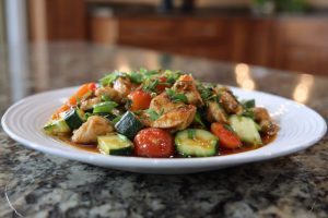 Speedy Mediterranean Chicken Stir-Fry