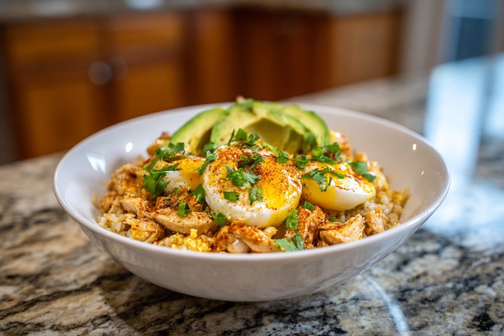 Start Your Day Strong: Savory Chicken & Rice Power Bowl for Sustained Energy