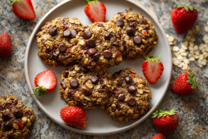 Strawberry Chocolate Chip Breakfast Bites