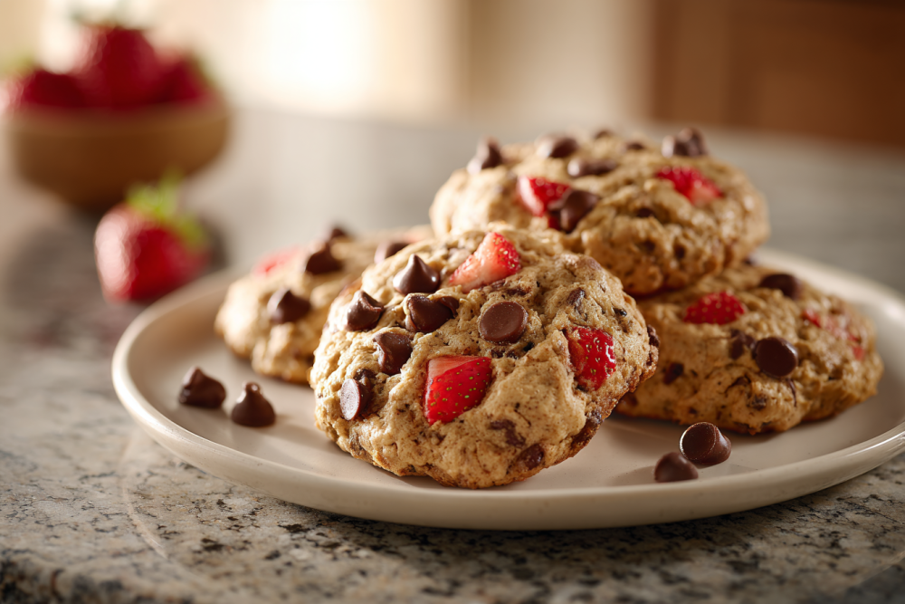 Strawberry Chocolate Chip Breakfast Bites: Your New 4-Ingredient Morning Hero