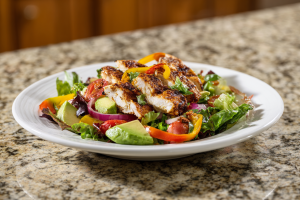Summery Grilled Chicken Avocado Salad