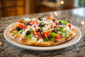 Sun-Kissed Mediterranean Flatbread