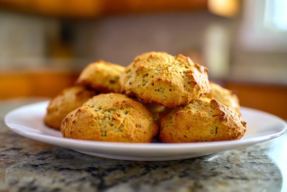 Sunrise Power Bites: Irresistibly Healthy Low Carb Breakfast Cookies with Coconut & Chia