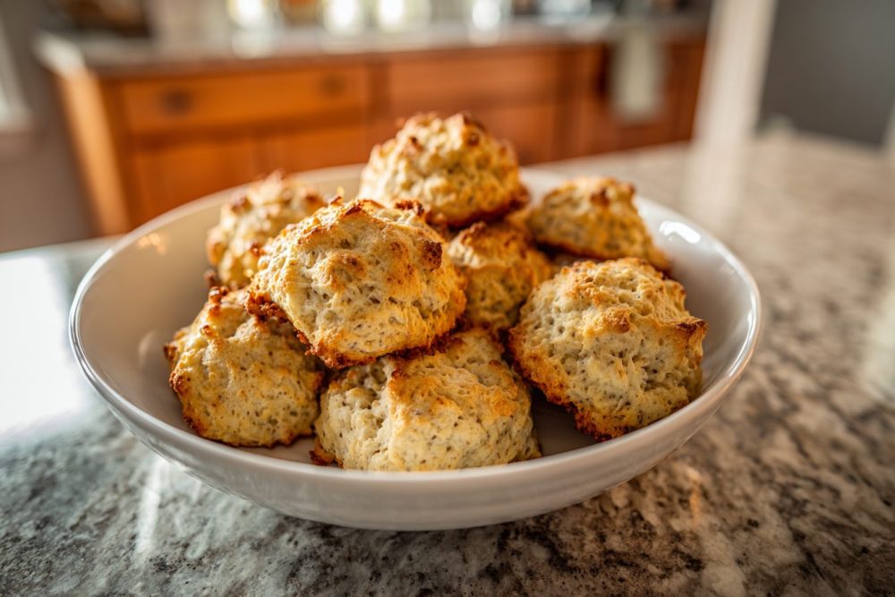 Sunrise Power Bites: Irresistibly Healthy Low Carb Breakfast Cookies with Coconut & Chia