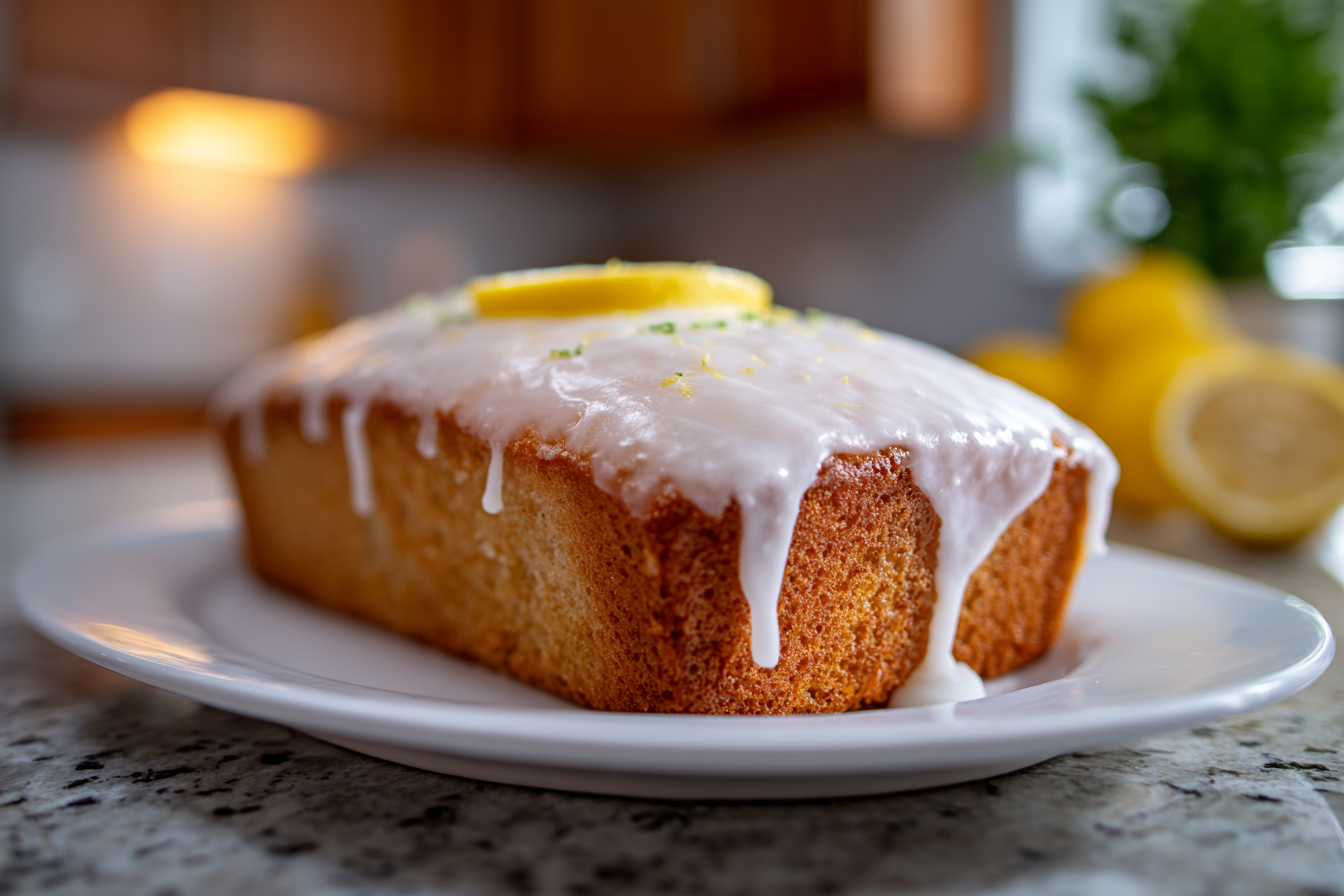 Sunshine in Every Slice: My Go-To Zesty Keto Lemon Bread with Creamy Glaze