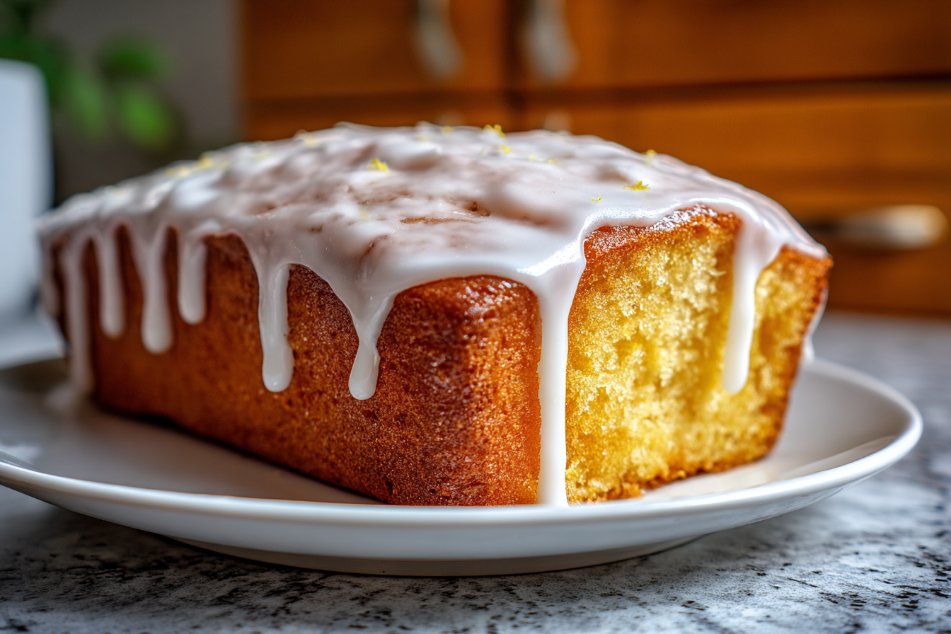 Sunshine in Every Slice: My Go-To Zesty Keto Lemon Bread with Creamy Glaze