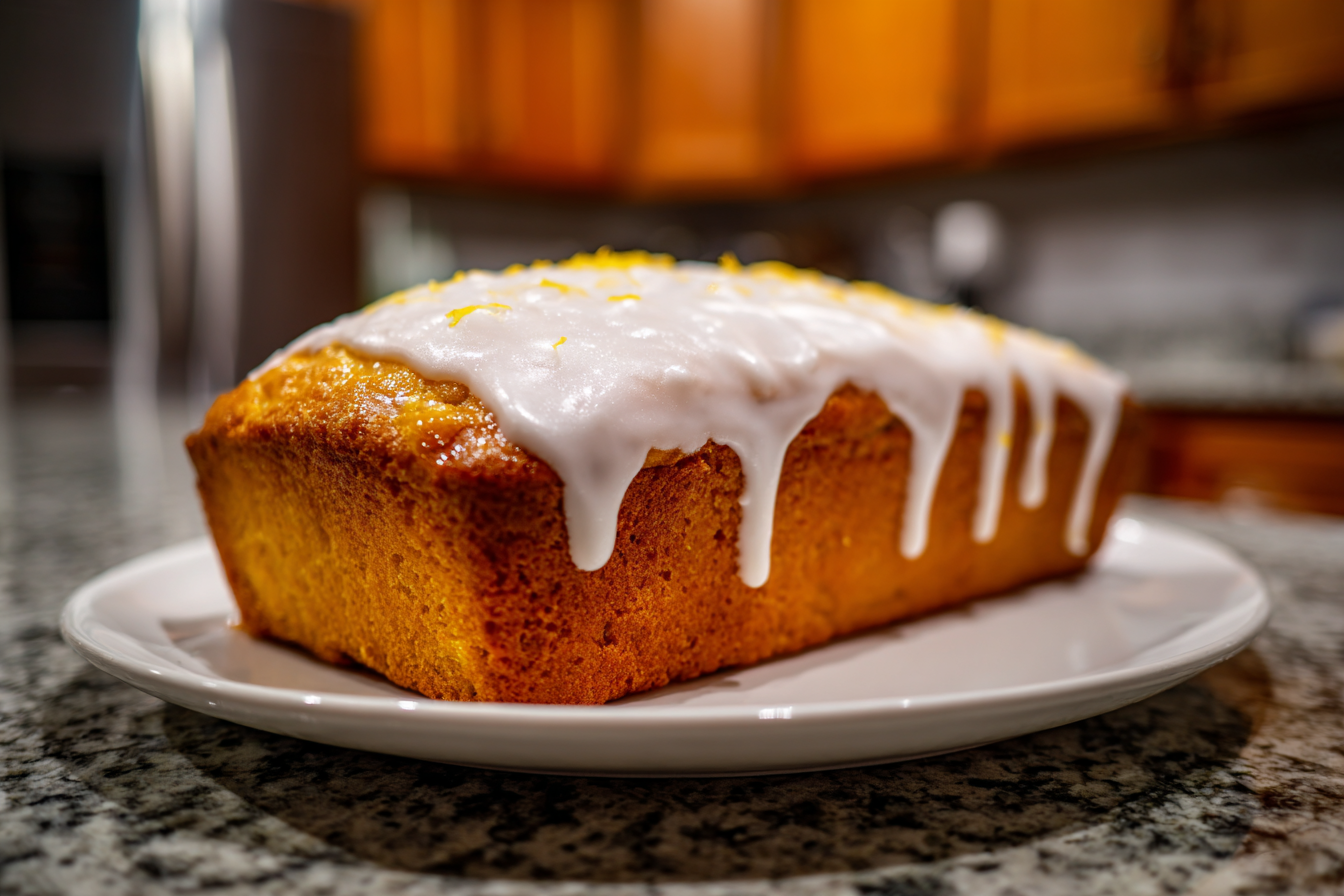 Sunshine in Every Slice: My Go-To Zesty Keto Lemon Bread with Creamy Glaze