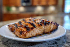 Grilled Honey Garlic Salmon