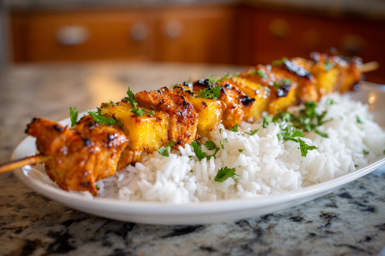 Sweet & Smoky Grilled Pineapple Chicken Skewers: Your New Favorite Summer Meal