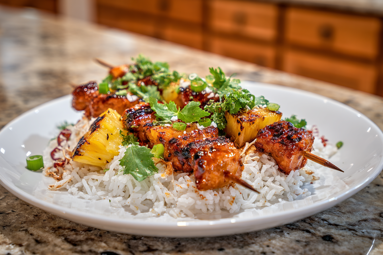 Sweet & Smoky Grilled Pineapple Chicken Skewers: Your New Favorite Summer Meal