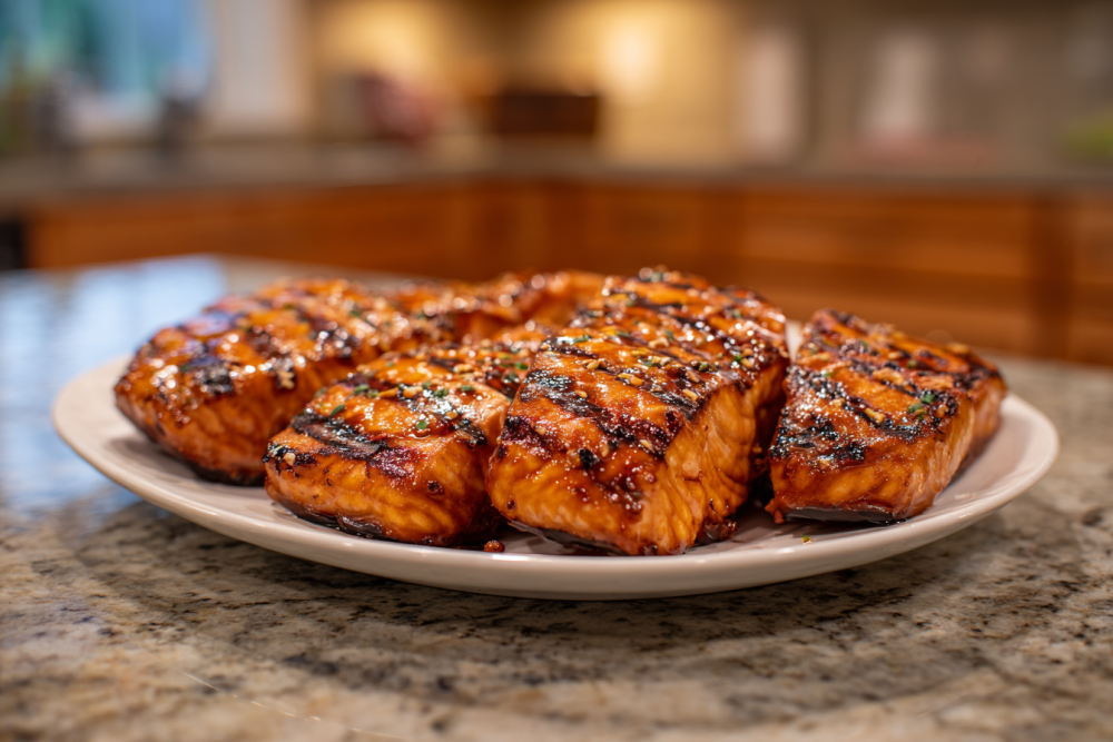 Sweet & Smoky Grilled Salmon: Your New Favorite Honey Garlic Marinade
