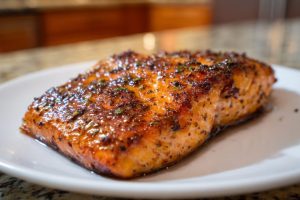 Cajun Honey Butter Grilled Salmon