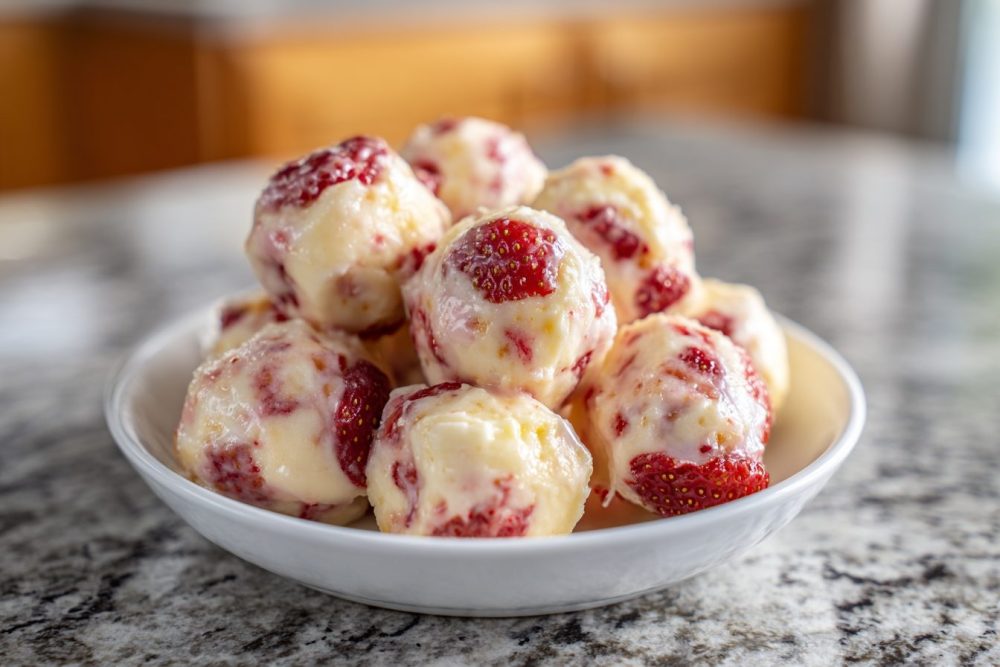 Sweet Strawberry Swirl: The Ultimate Keto Cream Cheese Fat Bombs