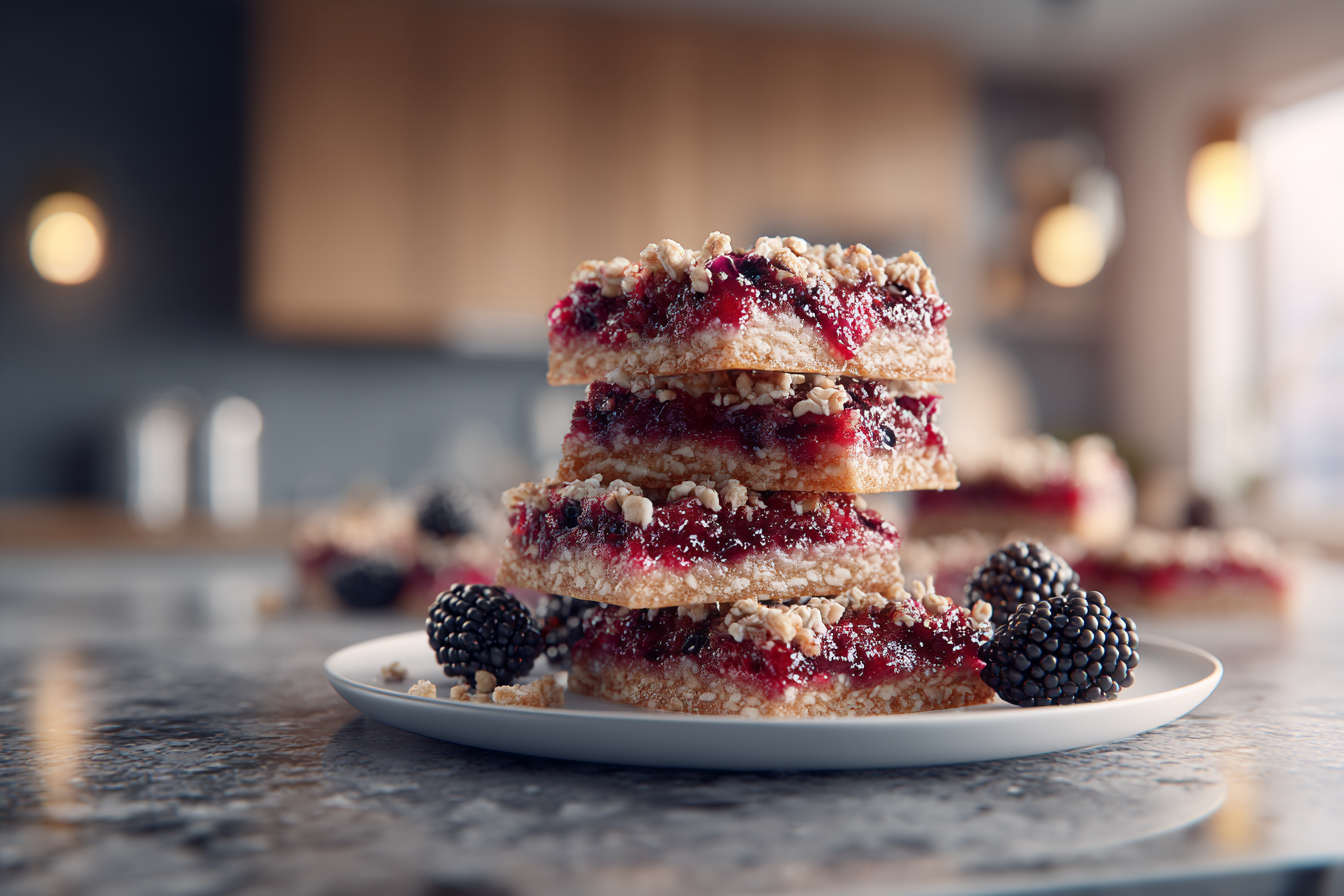The Secret to Irresistible Vegan Berry Crumble Bars