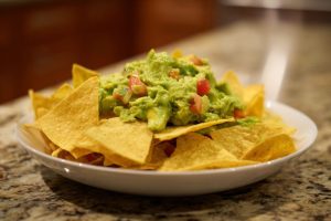 Crispy Cheddar Keto Tortilla Chips with Zesty Guacamole
