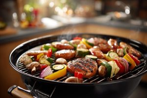 The Ultimate Mixed Grill: Sizzling Meats & Veggies on the BBQ