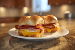 Classic Meat, Cheese, and Tomato Sandwich