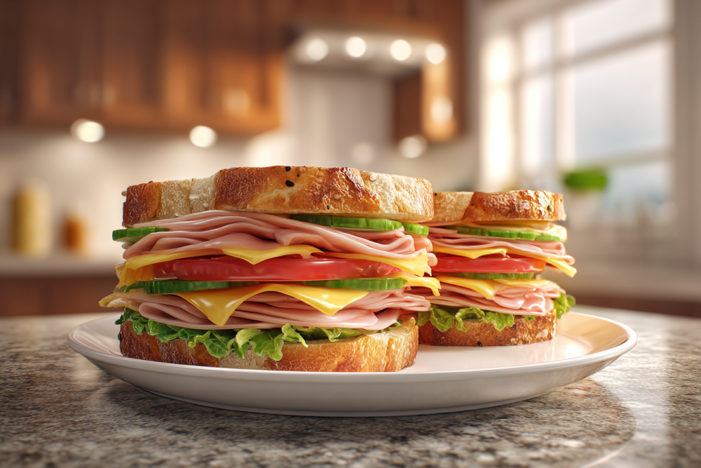 The Ultimate Stack: Crafting Perfect Meat, Cheese, and Tomato Sandwiches for Lunch