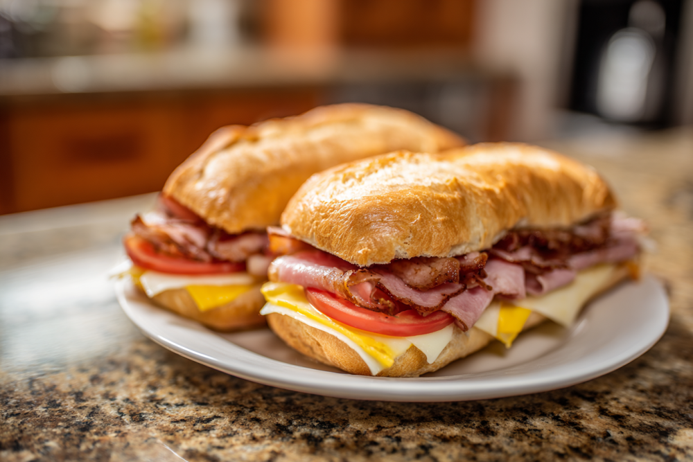 The Ultimate Stack: Crafting Perfect Meat, Cheese, and Tomato Sandwiches for Lunch