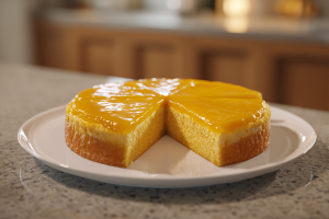 Tropical Bliss: Vegan Mango Cake