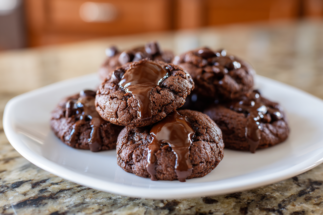Ultimate Keto Fudge Cookies with Secret Gooey Centers