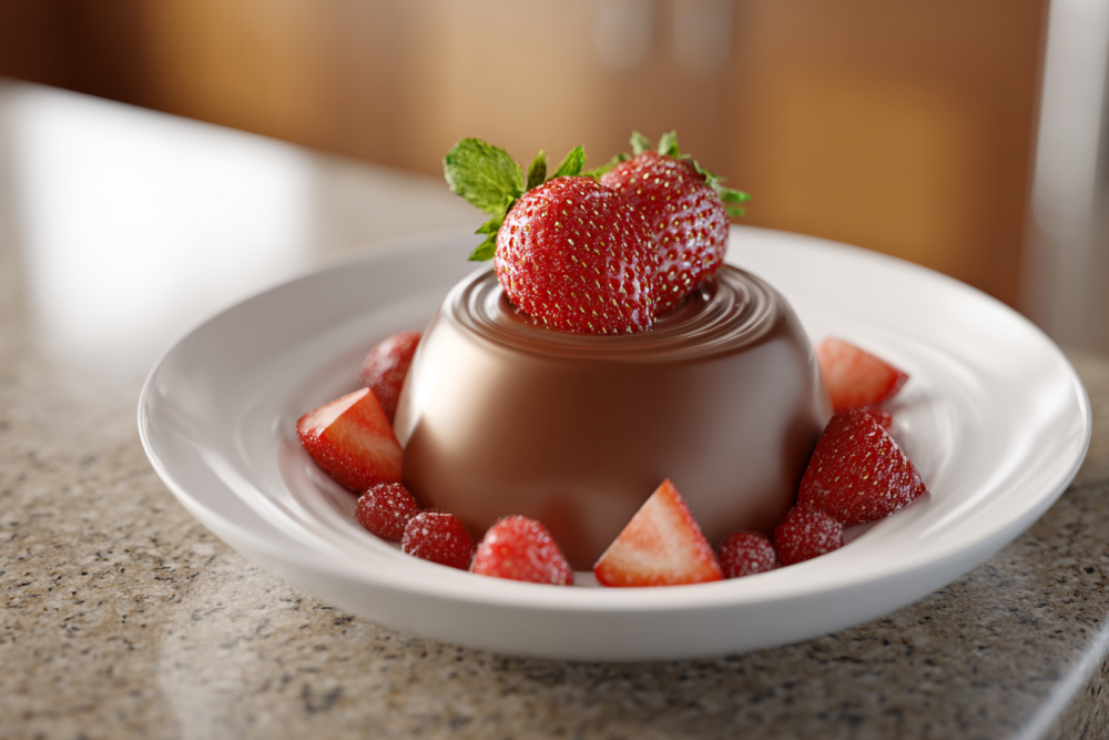 Velvety High-Protein Chocolate Berry Mousse