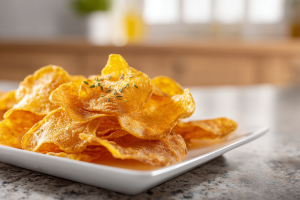 Viral Crispy Cottage Cheese Chips