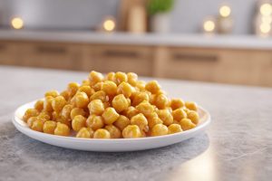 Warm Skillet Chickpeas with Crusty Bread