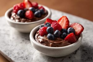 Whipped Chocolate Berry Protein Fluff