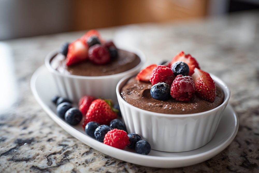 Whipped Chocolate Berry Protein Fluff: Your Gut-Healthy Dessert Dream