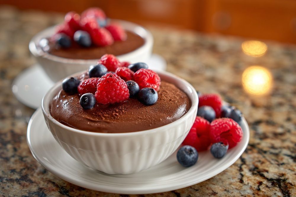 Whipped Chocolate Berry Protein Fluff: Your Gut-Healthy Dessert Dream