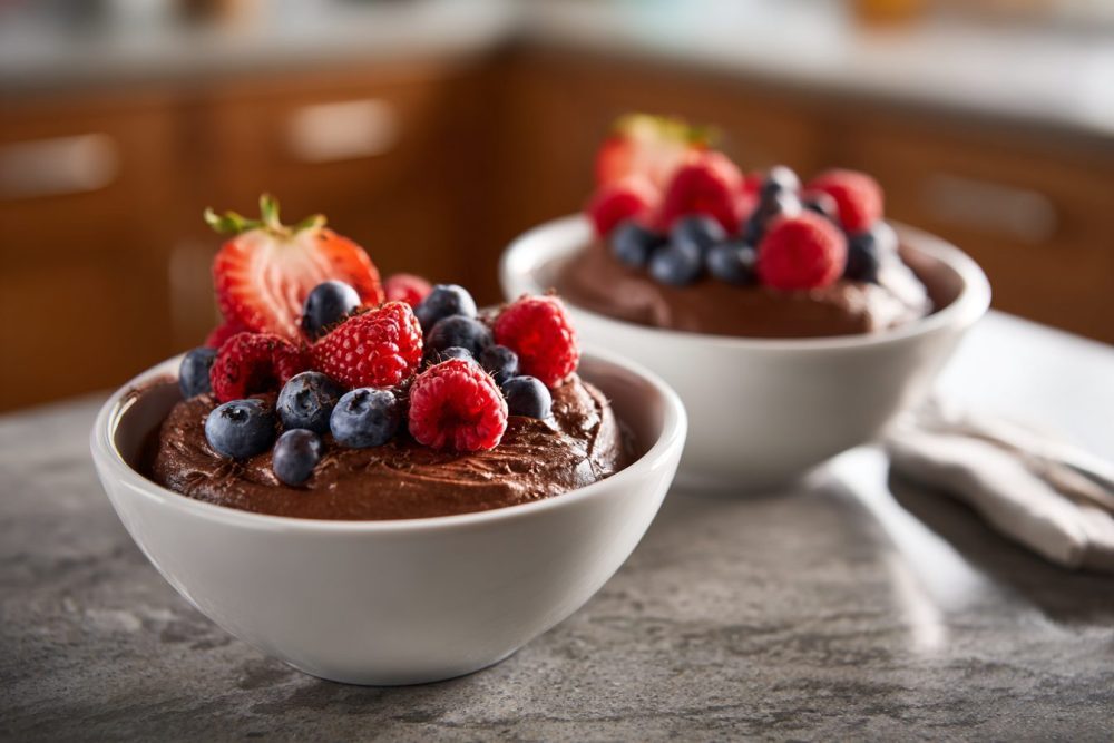 Whipped Chocolate Berry Protein Fluff: Your Gut-Healthy Dessert Dream