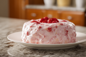 No-Bake Strawberry Cloud Cake