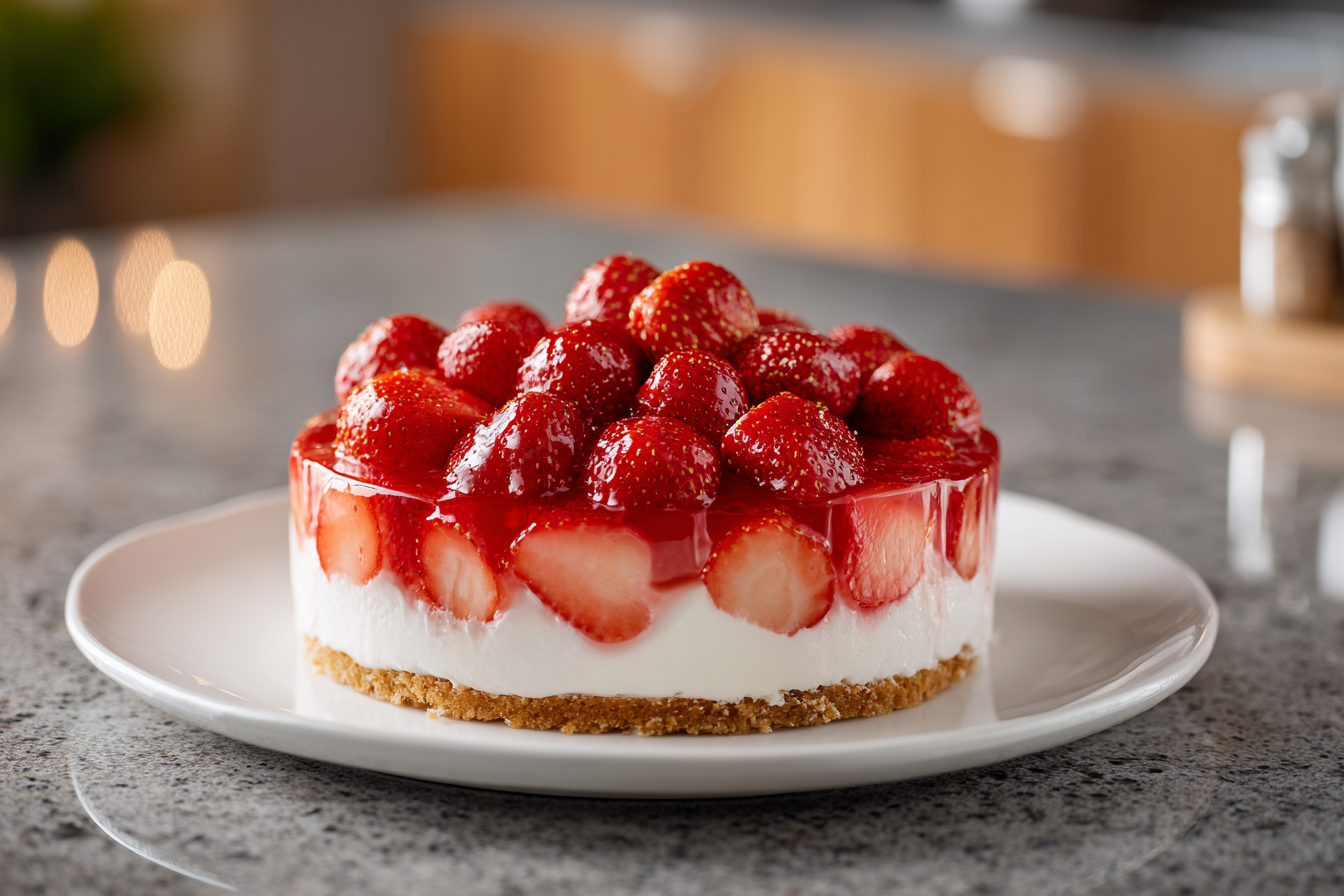 Whipped Strawberry Dream: The Ultimate No-Bake Cloud Cake