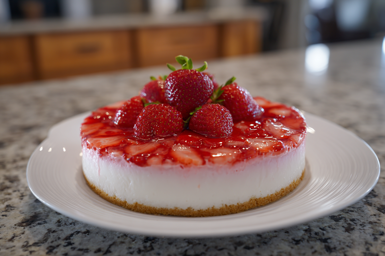 Whipped Strawberry Dream: The Ultimate No-Bake Cloud Cake