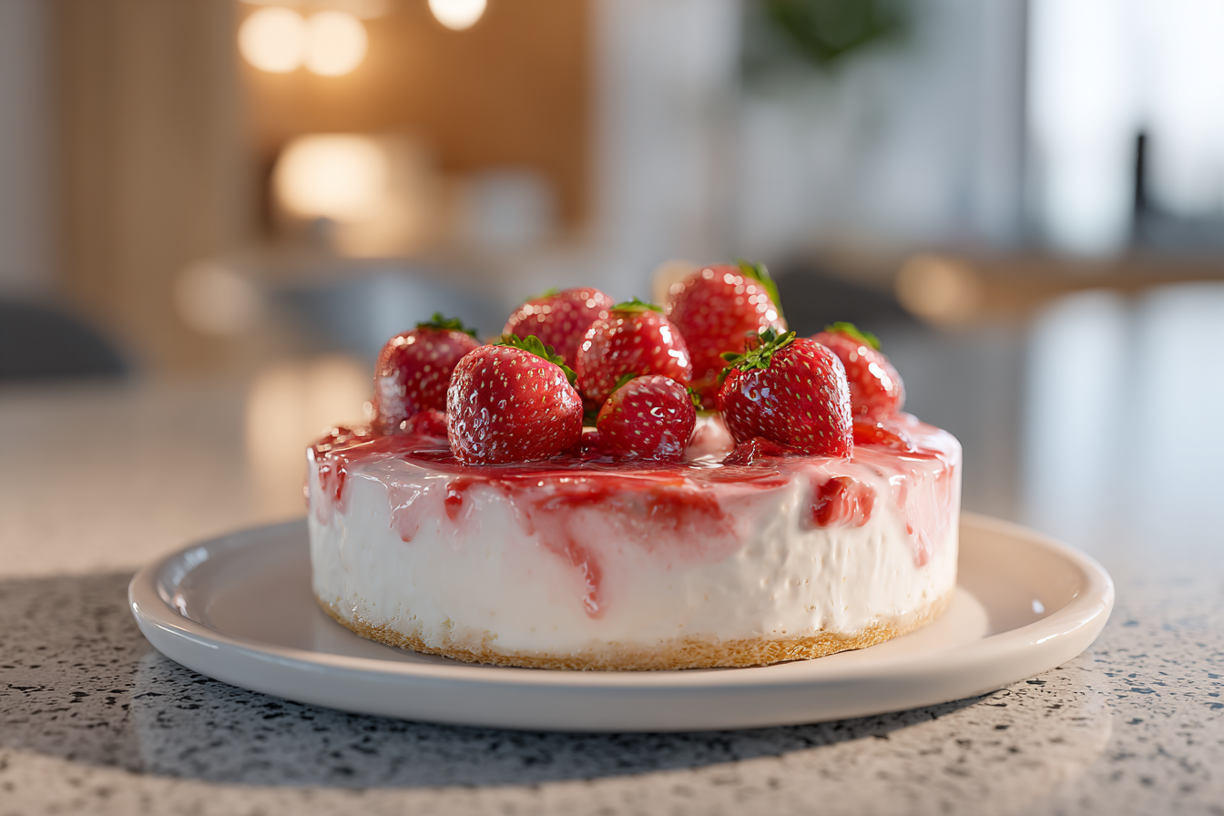 Whipped Strawberry Dream: The Ultimate No-Bake Cloud Cake