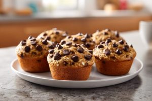 Wholesome Oatmeal Chocolate Chip Muffins