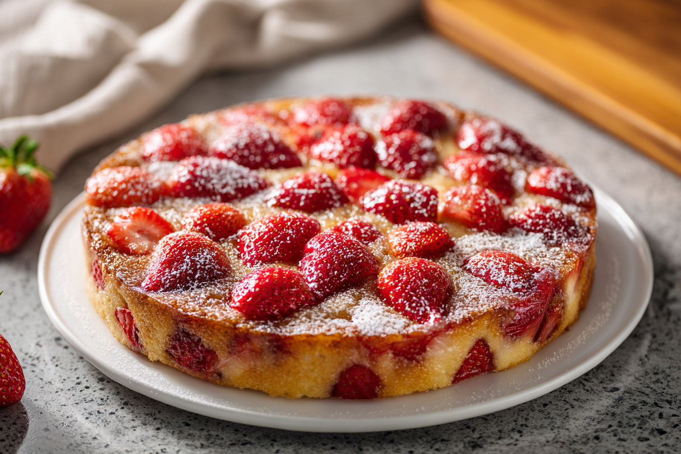 Wholesome Strawberry Swirl Yogurt Cake: A Healthy Treat for Any Time