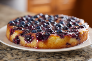 Blueberry Buttermilk Pancake Casserole