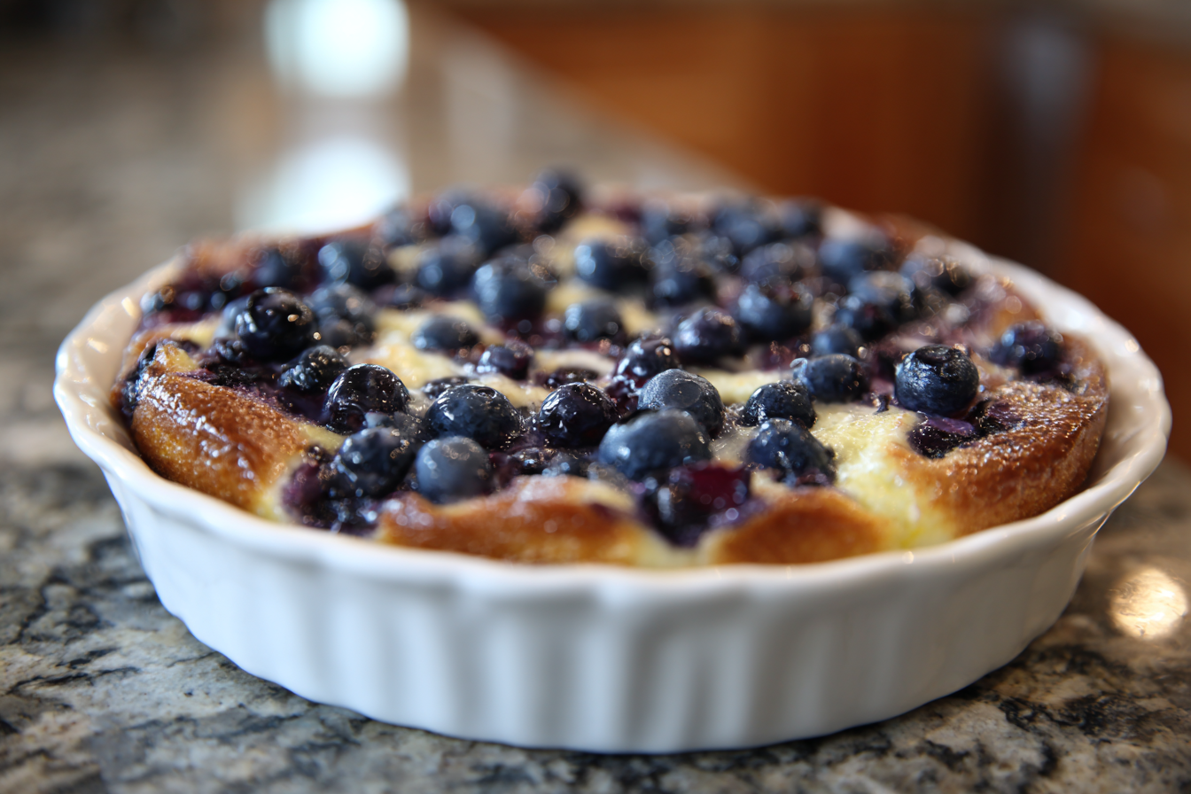 Your New Favorite Weekend Treat: Fluffy Blueberry Buttermilk Pancake Bake
