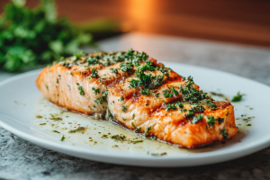 Zesty Grilled Salmon with Lemon and Herbs
