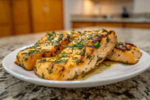 Zesty Grilled Salmon with Lemon-Herb Marinade