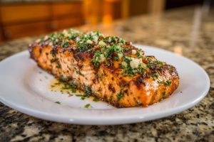 Zesty Grilled Salmon with Vibrant Chimichurri