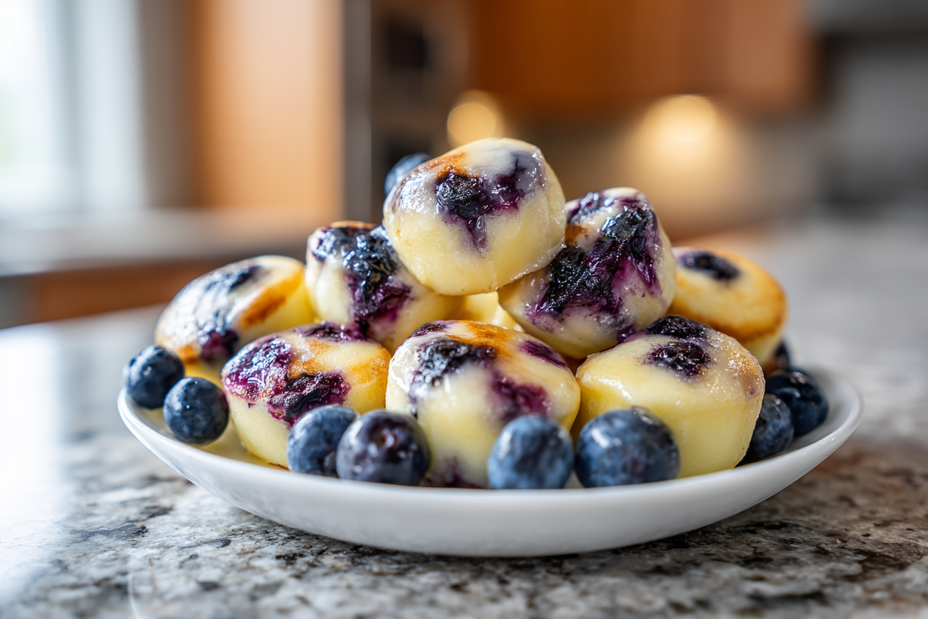 Zesty Lemon Blueberry Pancake Bites: Your New Favorite Brunch Star